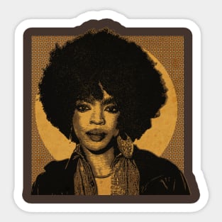 Miss Hill Vintage Afro Sticker